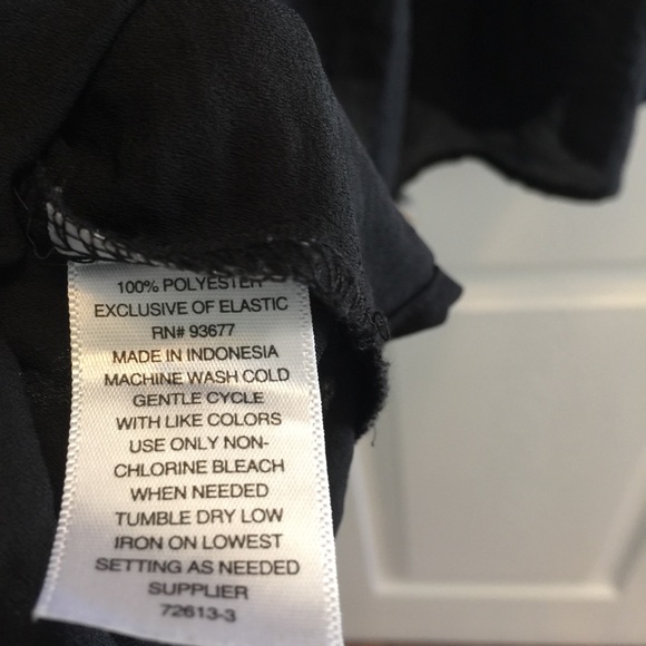 Black Peasant Top - Picture 6 of 6